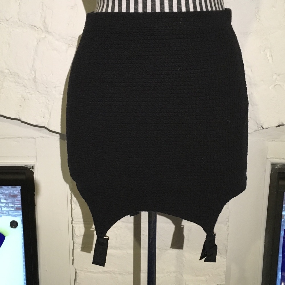 In search of Betsey Johnson mini garter skirt